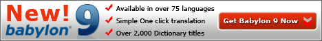 New Babylon 9 - Available in 75 languages | Simple One click translation | Over 2,000 dictionary titles