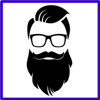 Illustration of a beard