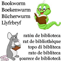 Bookworm / Library mouse
