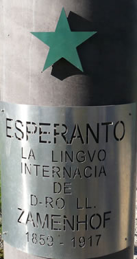 Esperanto plaque
