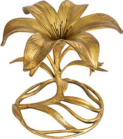A gilded lily