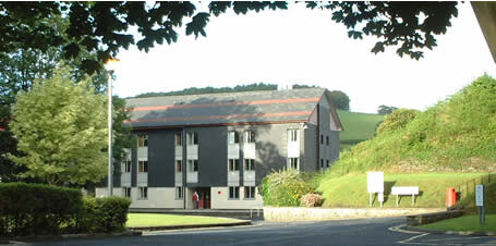 Photo of the hall of residence where I'm staying during the course