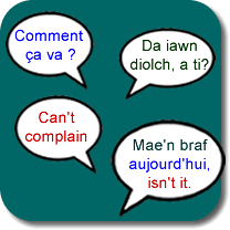 A multilingual (French/Welsh/English) conversation