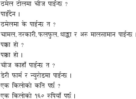 Conversation in a mystery language