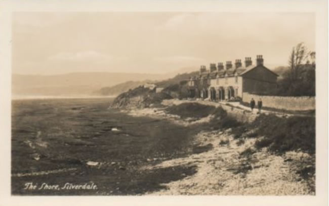 A postcard of Silverdale Shore (1911)