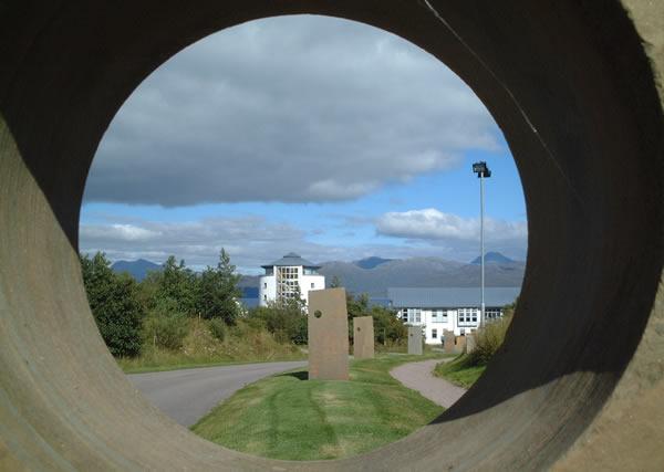 A view of the Sabhal Mòr Ostaig campus