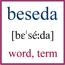 beseda (word in Slovenian)