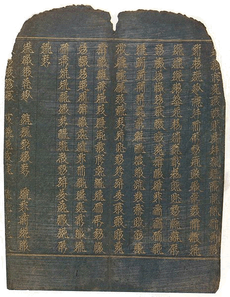 Sample Tangut characters