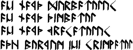 Muestra texto en Runes Uruk