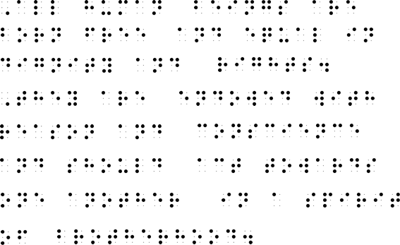 Article 1 of the Universal Declaration of Human Rights in Braille