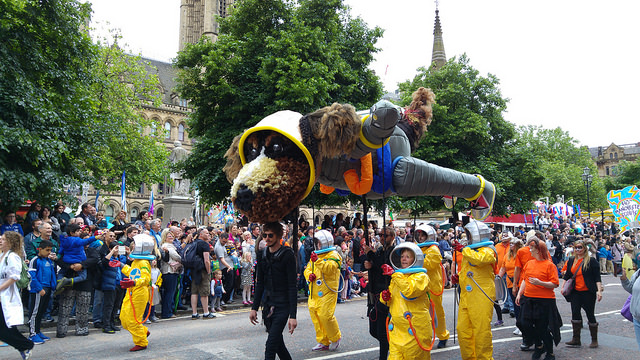 Part of the Manchester Day Parade 2016