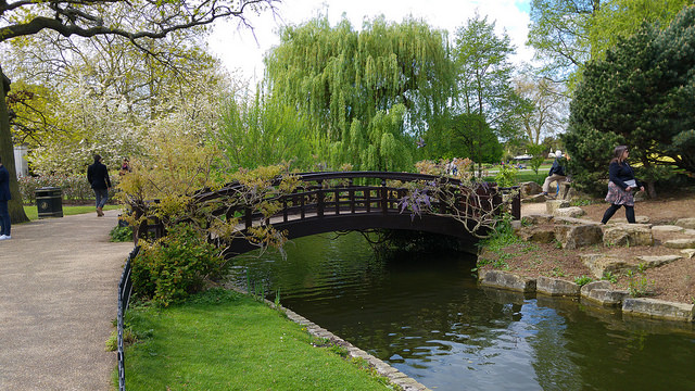 A photo of Regent's Park in London