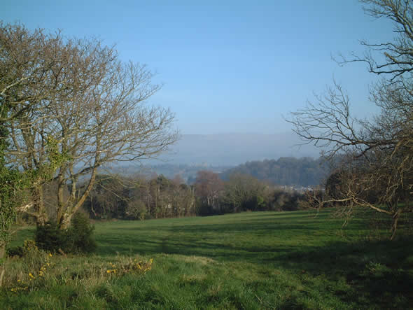 A view from Roman Camp, Bangor on a sunny Sunday in March 2012