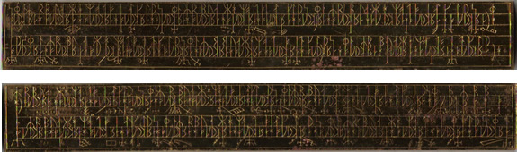 Mystery Runic inscription on gold bar