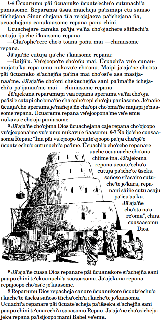 Tower of Babel in Koreguaje