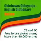 Online Chichewa/(Chi)nyanja dictionary