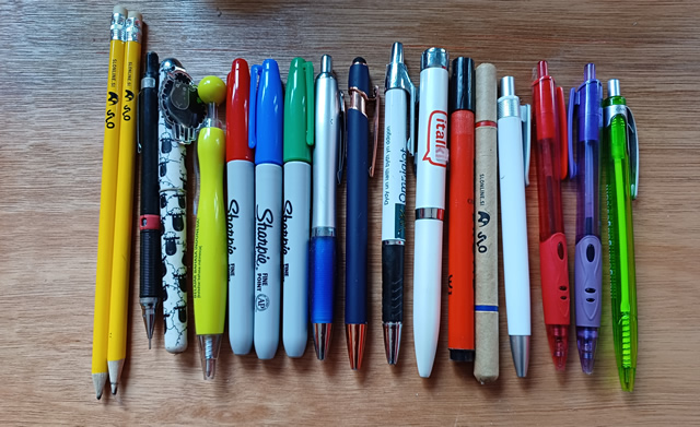 Pens and Pencils