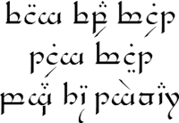 Tengwar Vietnamese Mode