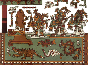 A sample of the Mixtec logographic script