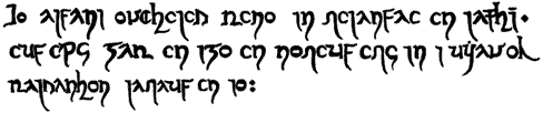 Sample text in the Altaen alphabet