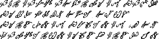 Sample text in Cherokee (Hand-written)