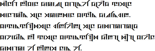 Sample text in Karbi Adak