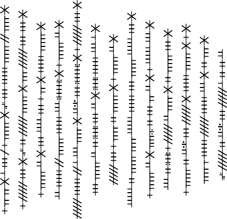 Sample text in Ogham for English