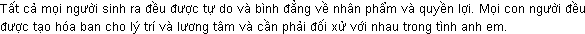 Sample text in Vietnamese