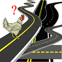How many roads must a chicken cross?