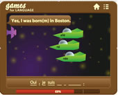 Example of a game for learning language