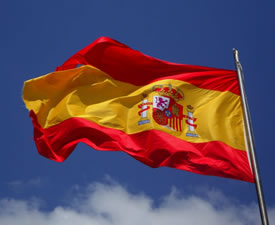 Photo of a Spanish flag (from: www.pexels.com)