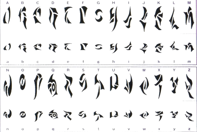 Al Bhed script