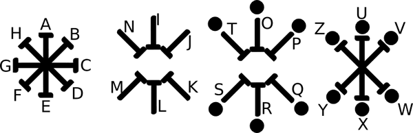 NailScript for English - Double Row Version